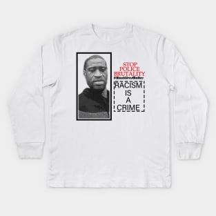 STOP POLICE BRUTALITY II Kids Long Sleeve T-Shirt